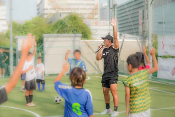 【イベントレポート】 「おおきに祭」にて柿谷曜一朗選手のサッカークリニックをサポート！会場にてサプリメント「KingG」のご紹介を行いました